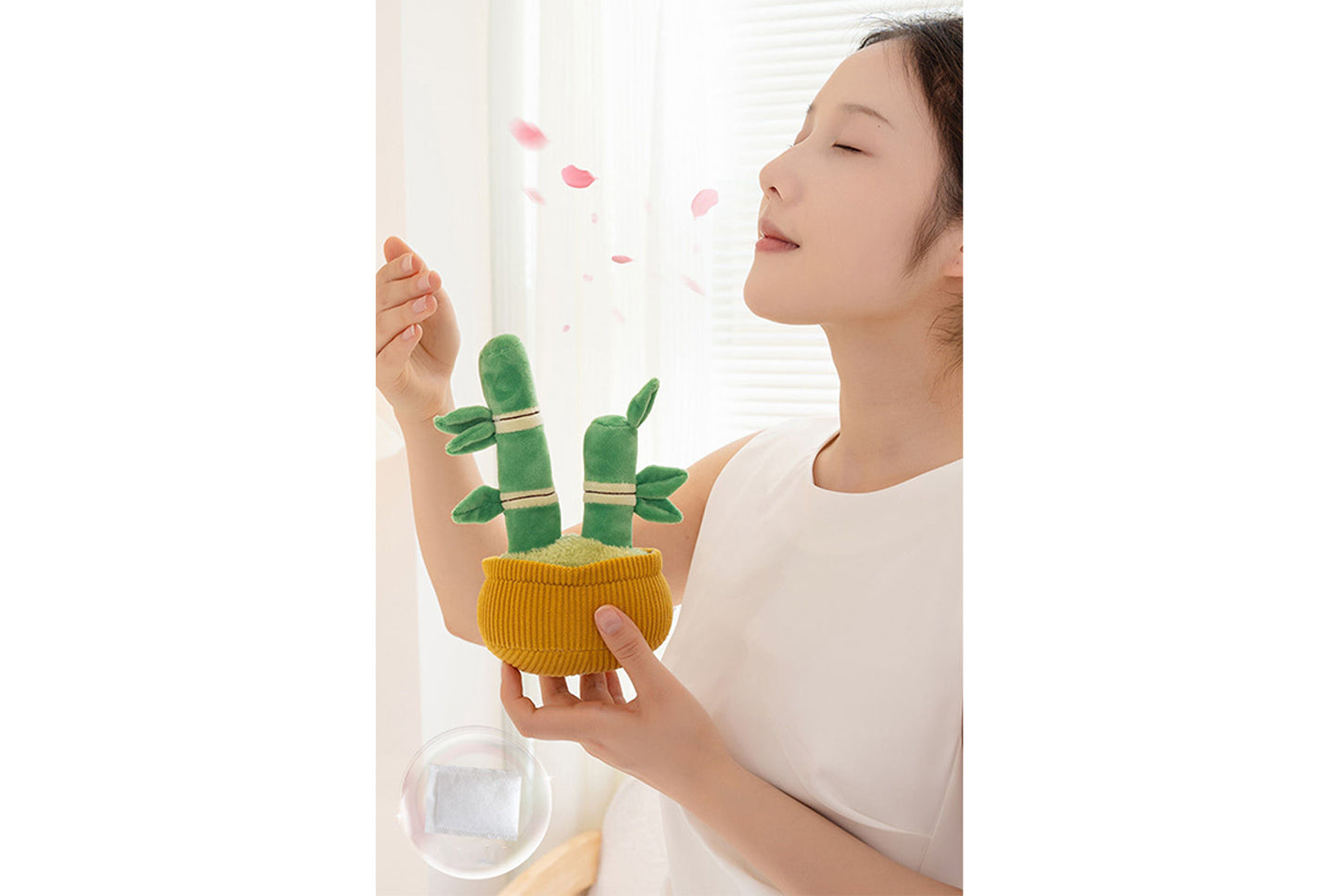 **Car Aromatherapy Plush Toy (Fun Potted Plant Ornament)**