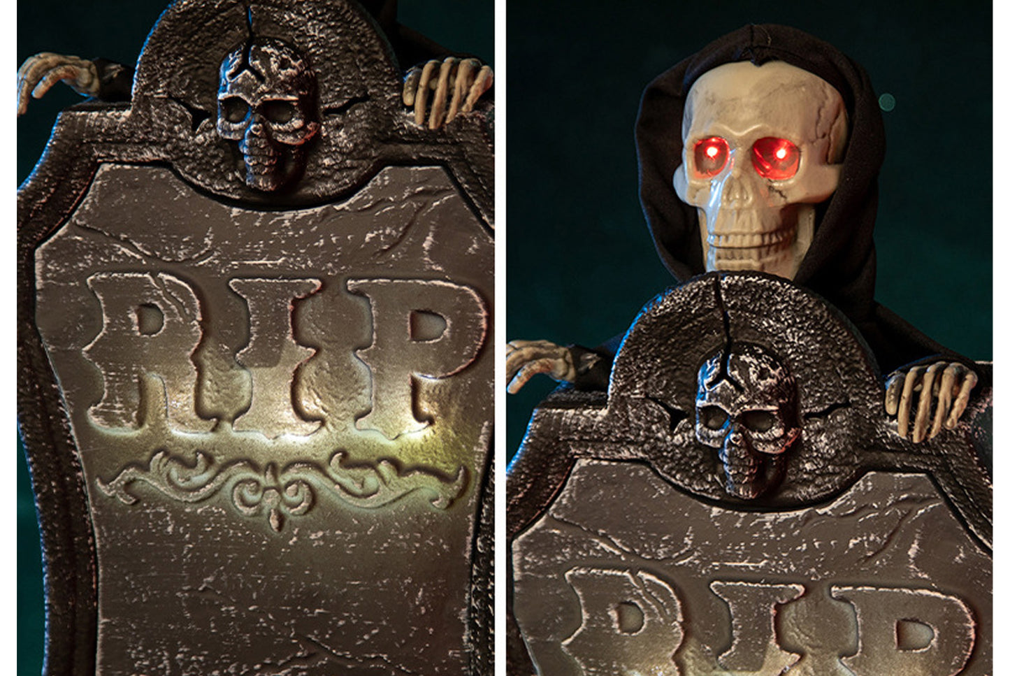 Halloween Lifting Light-Up Tombstone | Horror-Themed Decorative Ornament