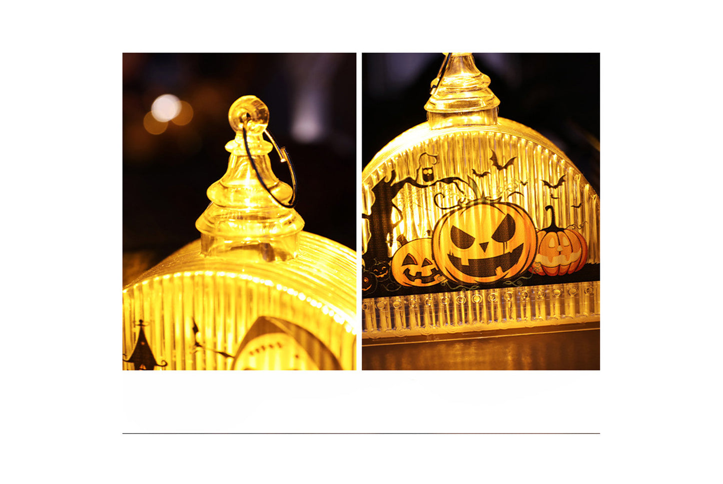 **Halloween Glowing Pumpkin Lantern | Creative Night Light Ornament**