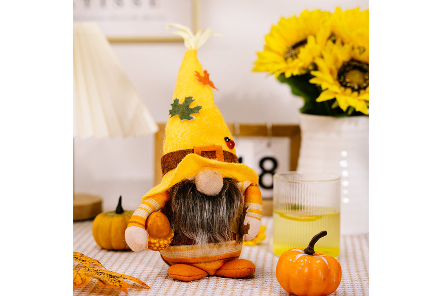 Harvest Festival Gnome Ornament | Maple Leaf Rudolph Doll Ornament