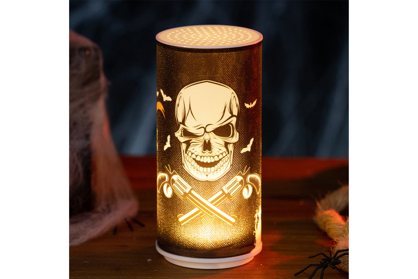 **Halloween Electronic Candle | Horror-Themed Decorative Ornaments**