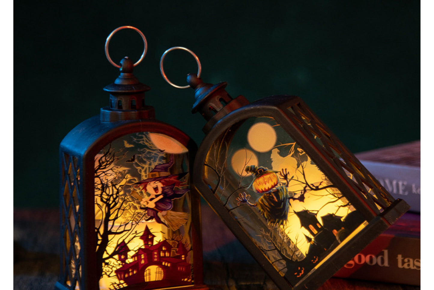 **Halloween Vintage Portable Pumpkin Lantern