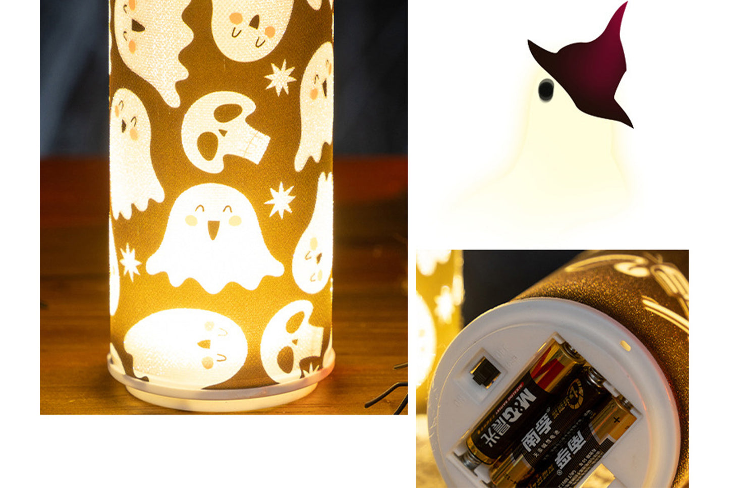 **Halloween Electronic Candle | Horror-Themed Decorative Ornaments**