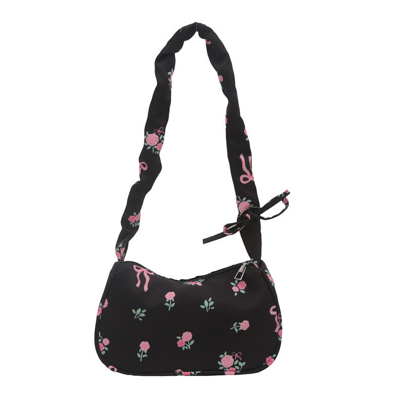 Single shoulder handbag small square bag