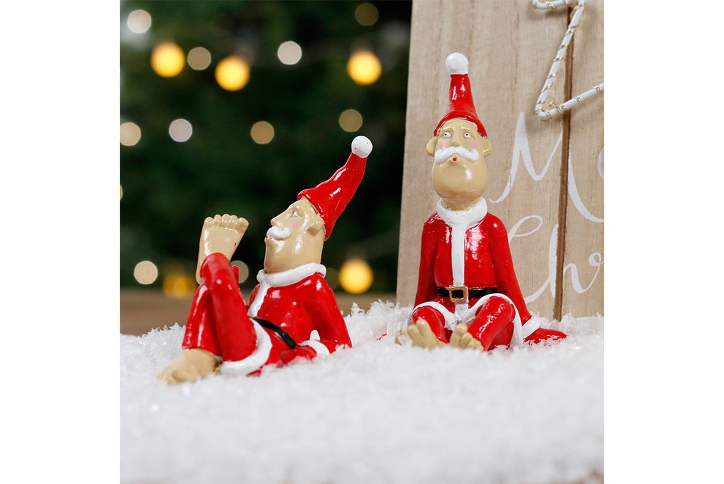 **Funny Santa Claus Resin Ornament (4 Styles Available)**