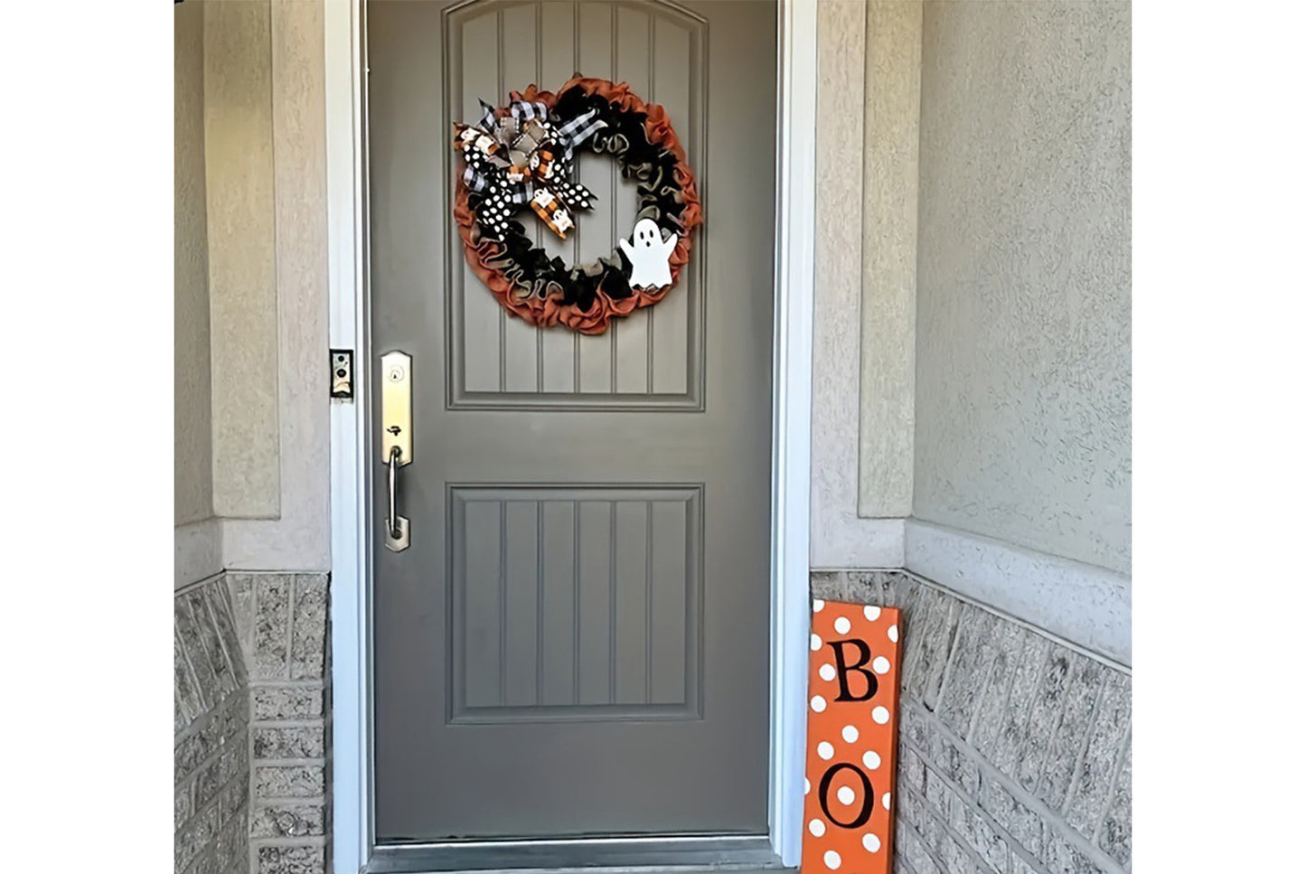 **Halloween Ghost Linen Garland | Ghost Festival Door Decoration**