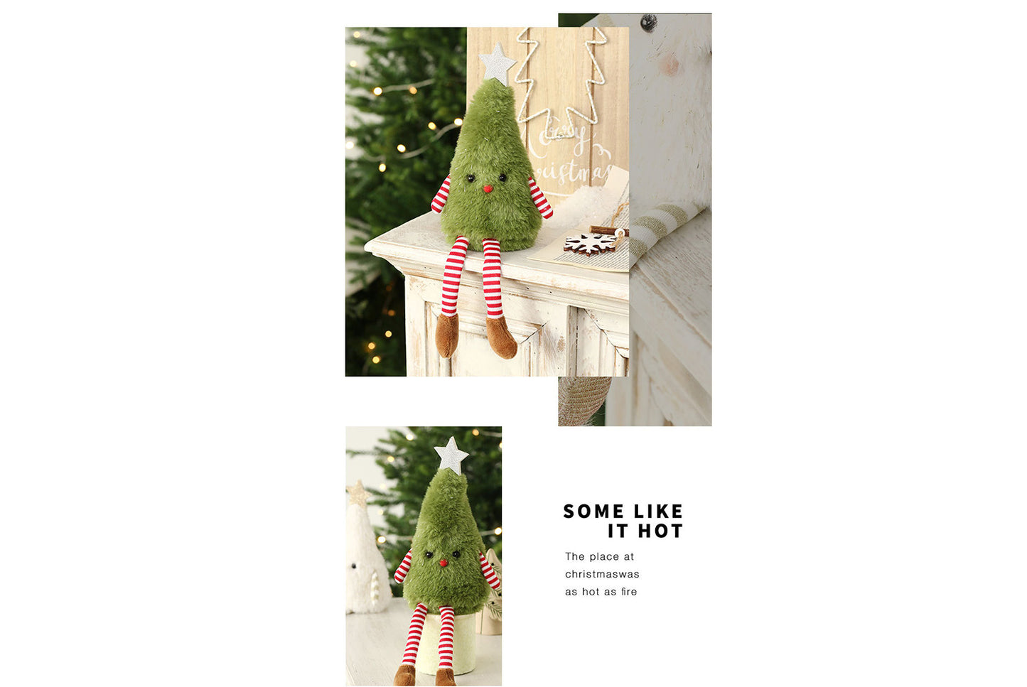 **Cute Plush Christmas Tree Doll**