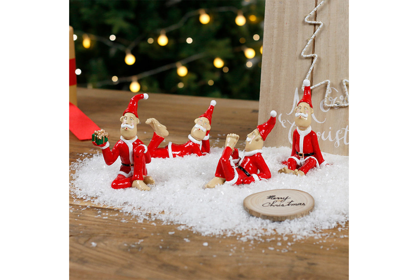 **Funny Santa Claus Resin Ornament (4 Styles Available)**