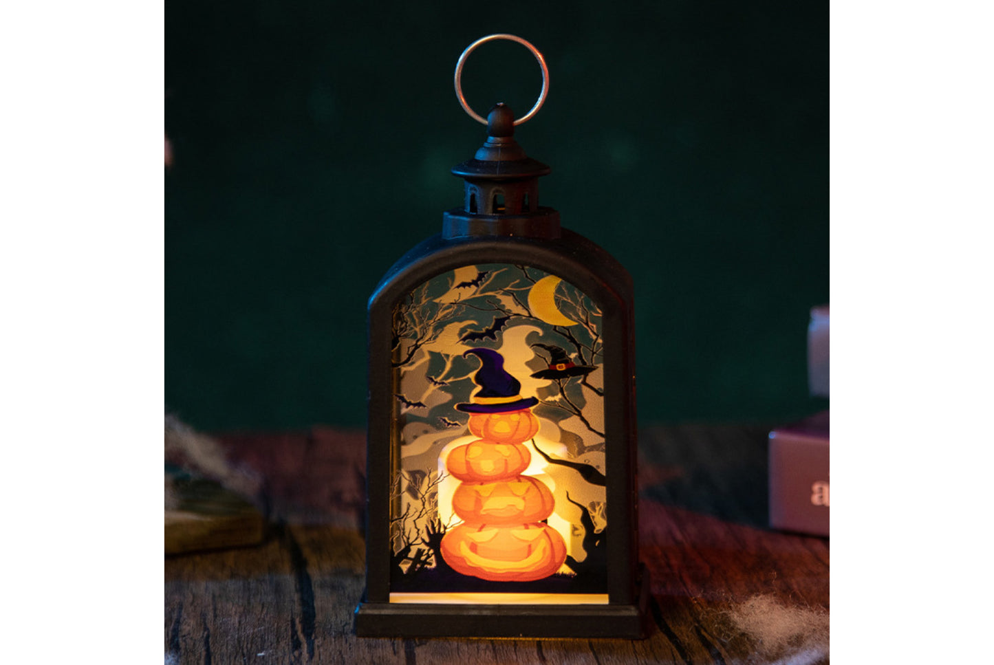 **Halloween Vintage Portable Pumpkin Lantern