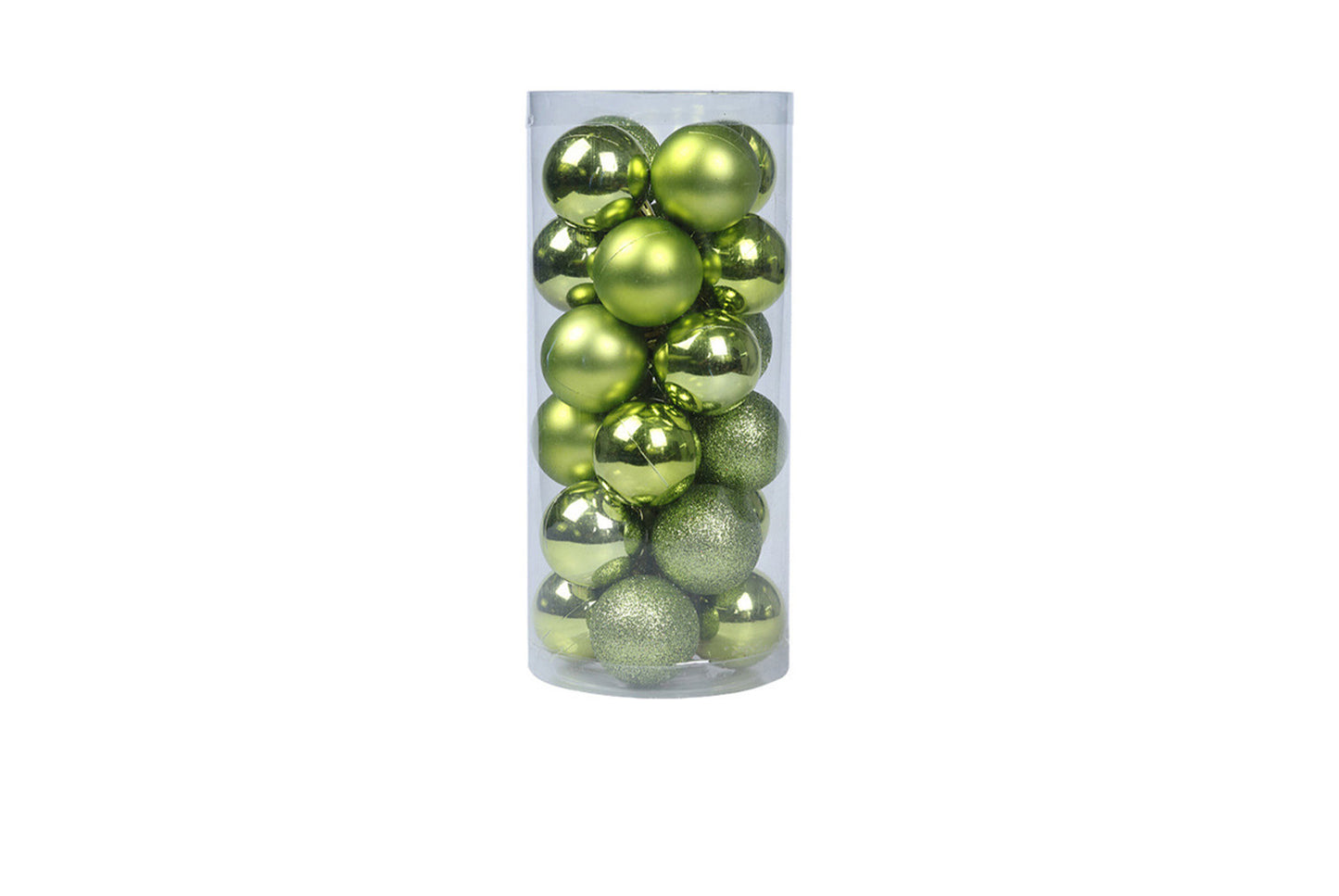**3cm Christmas Ball Ornament Set (24 pieces)**