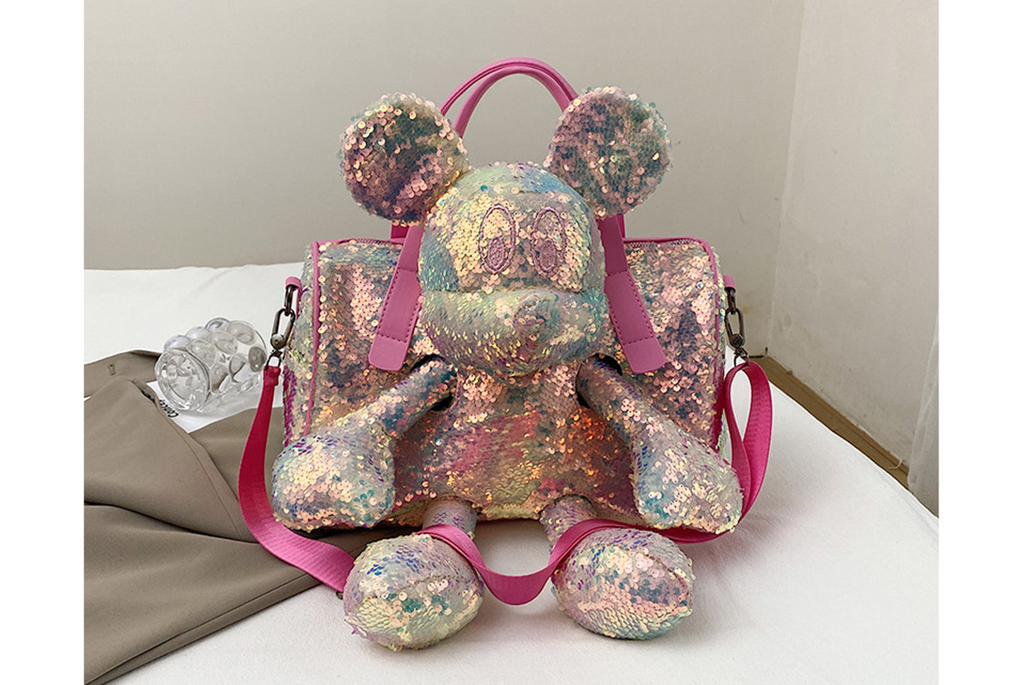 **Mickey Mouse Shoulder Bag with Doll**