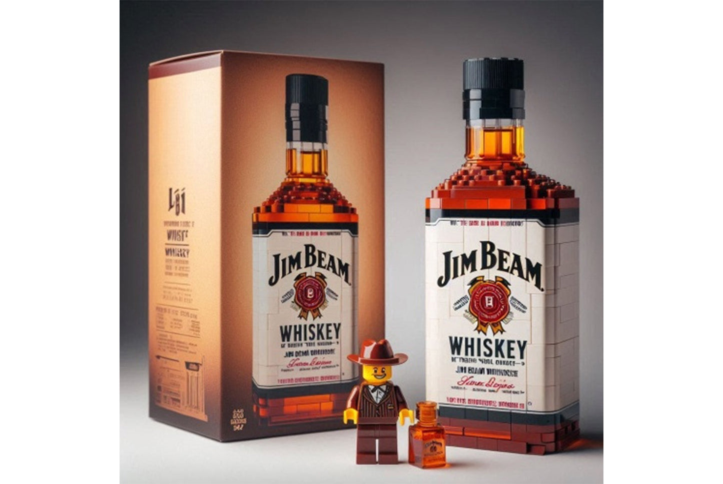 **Whiskey Bottle Building Blocks**