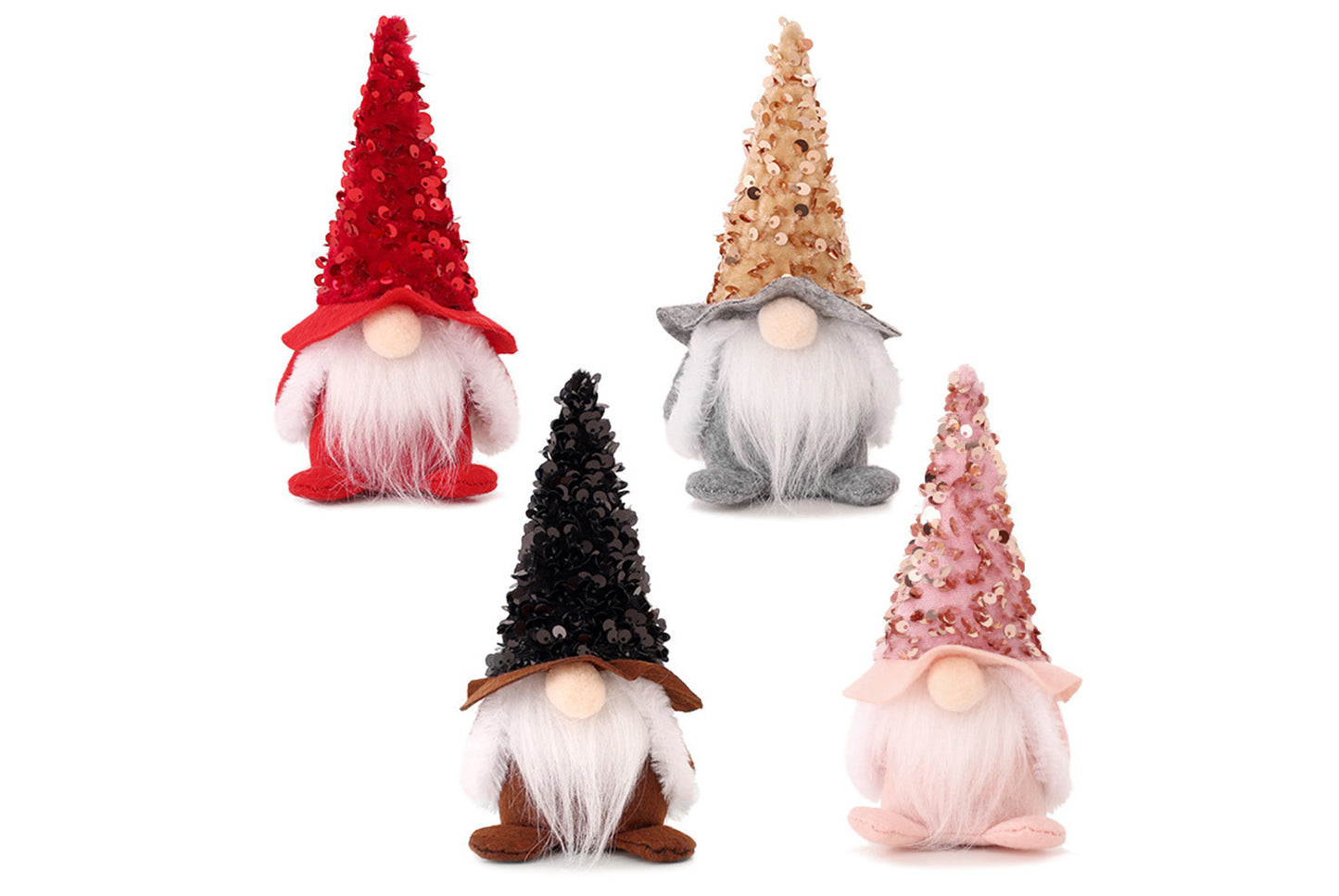 **Sequined Faceless Santa Claus Doll (18*8CM)**