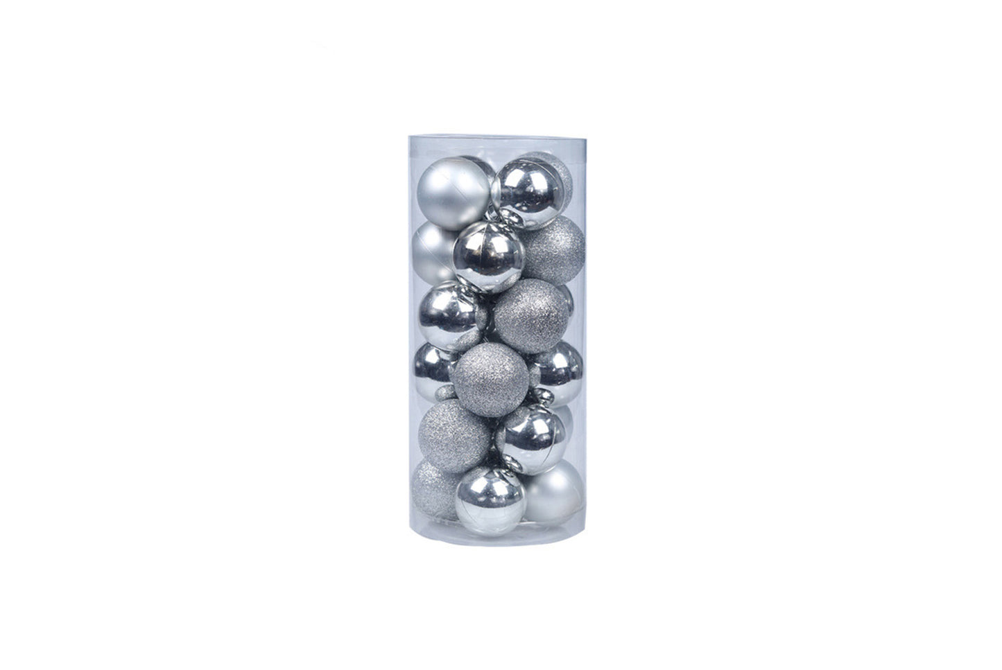 **3cm Christmas Ball Ornament Set (24 pieces)**