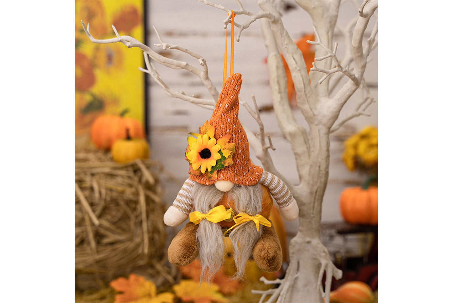 Thanksgiving Gnome Doll Pendant