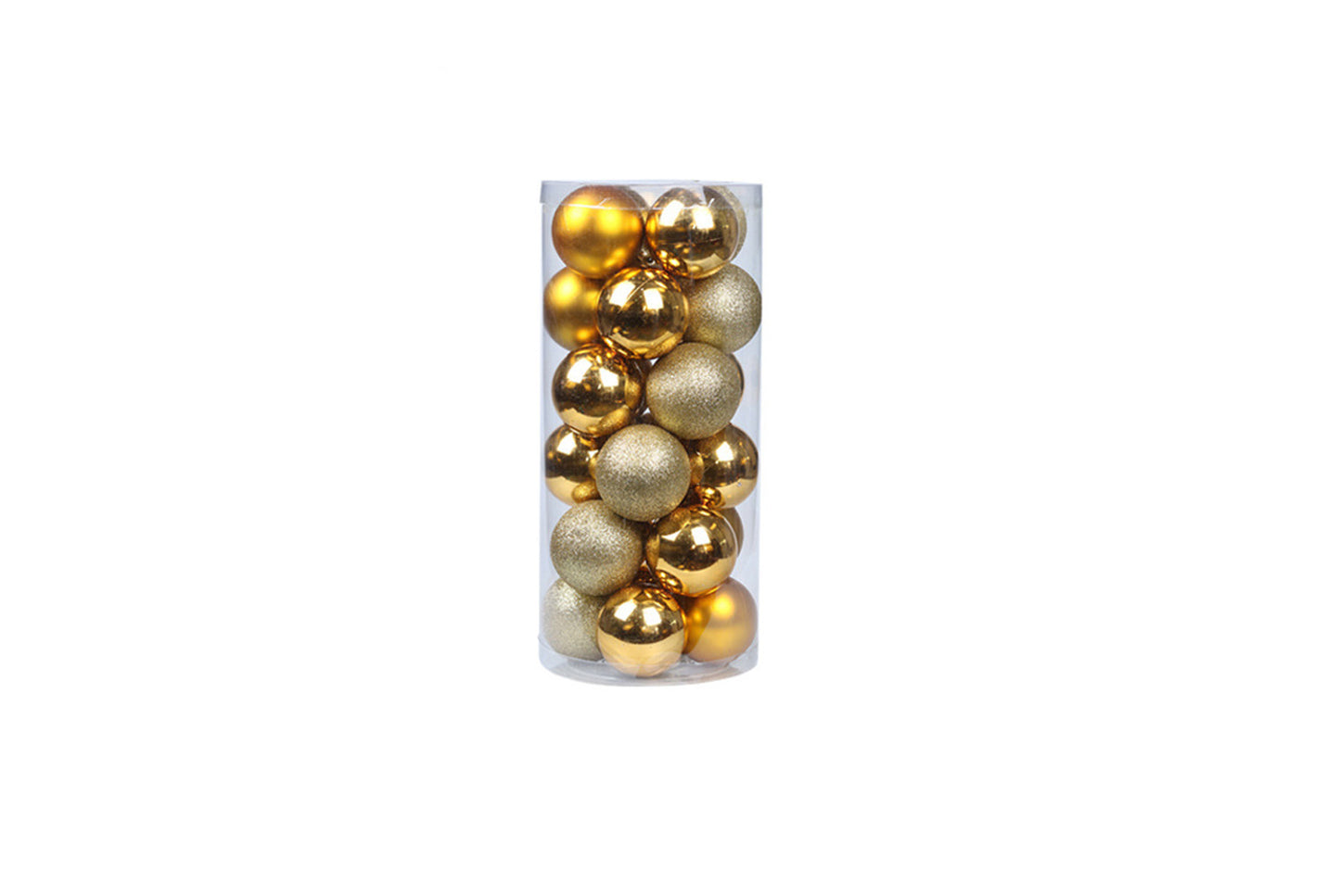**3cm Christmas Ball Ornament Set (24 pieces)**