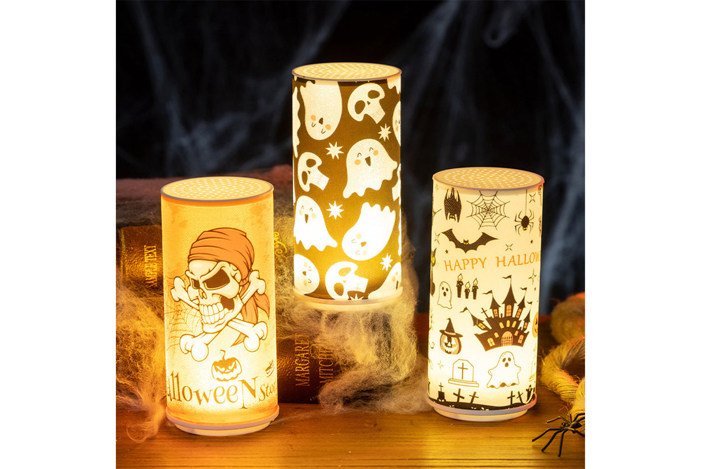 **Halloween Electronic Candle | Horror-Themed Decorative Ornaments**