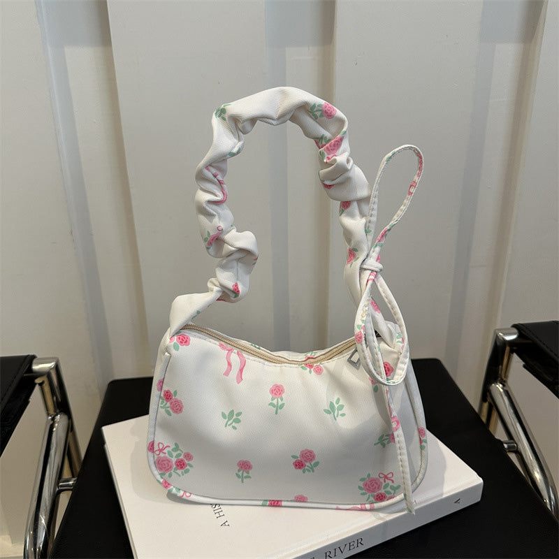 Single shoulder handbag small square bag