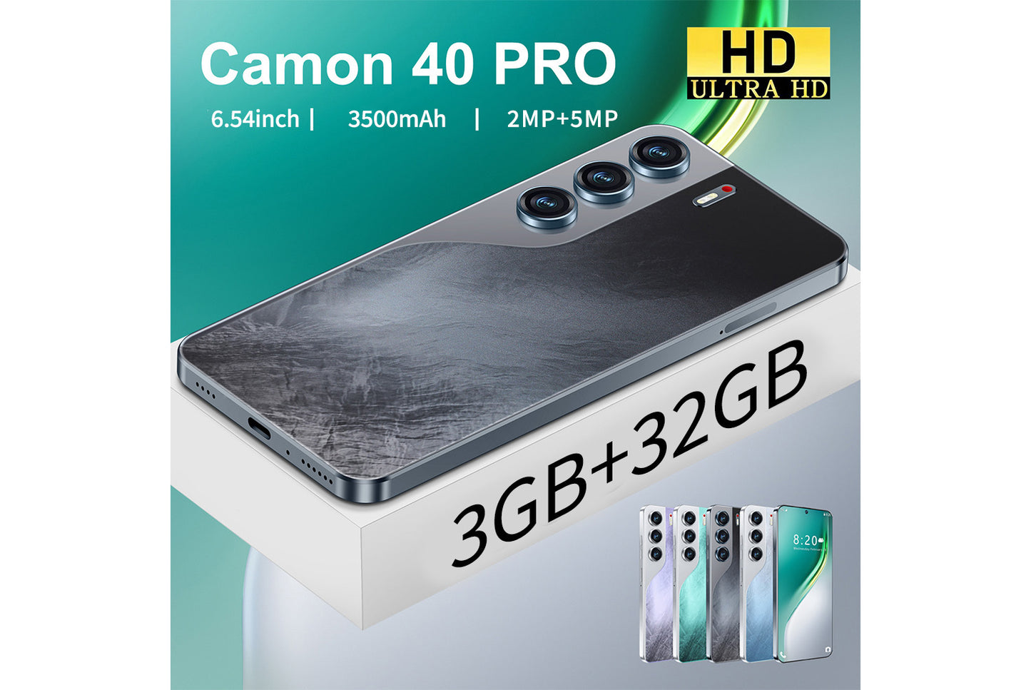 Camom40 Pro Smartphone | 3+32GB