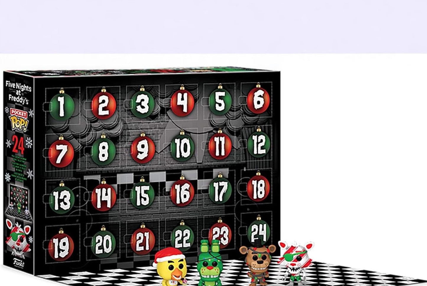 **Hot Christmas Holiday Calendar 24 Pocket Bear Edition**