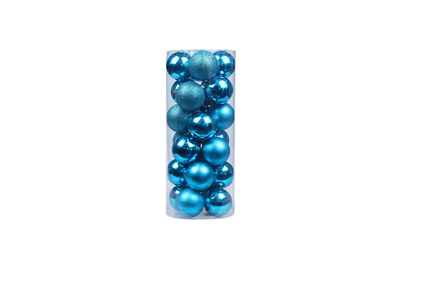 **3cm Christmas Ball Ornament Set (24 pieces)**