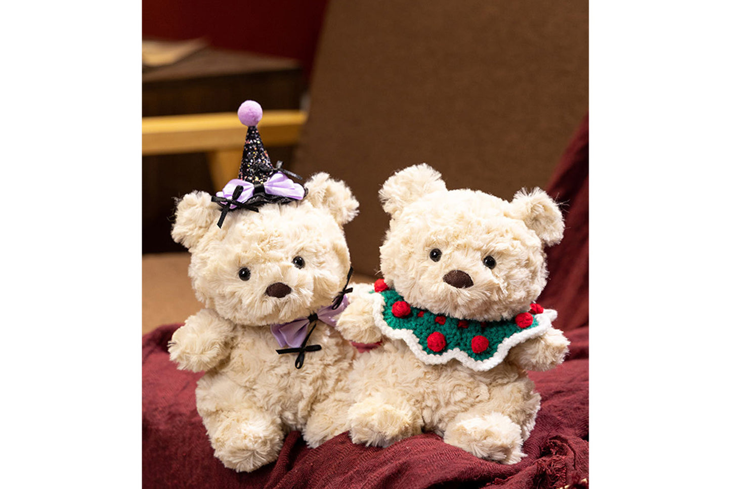 **Halloween Christmas Cubs Bear Plush Teddy Bear**