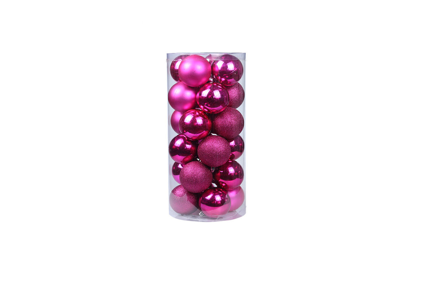 **3cm Christmas Ball Ornament Set (24 pieces)**