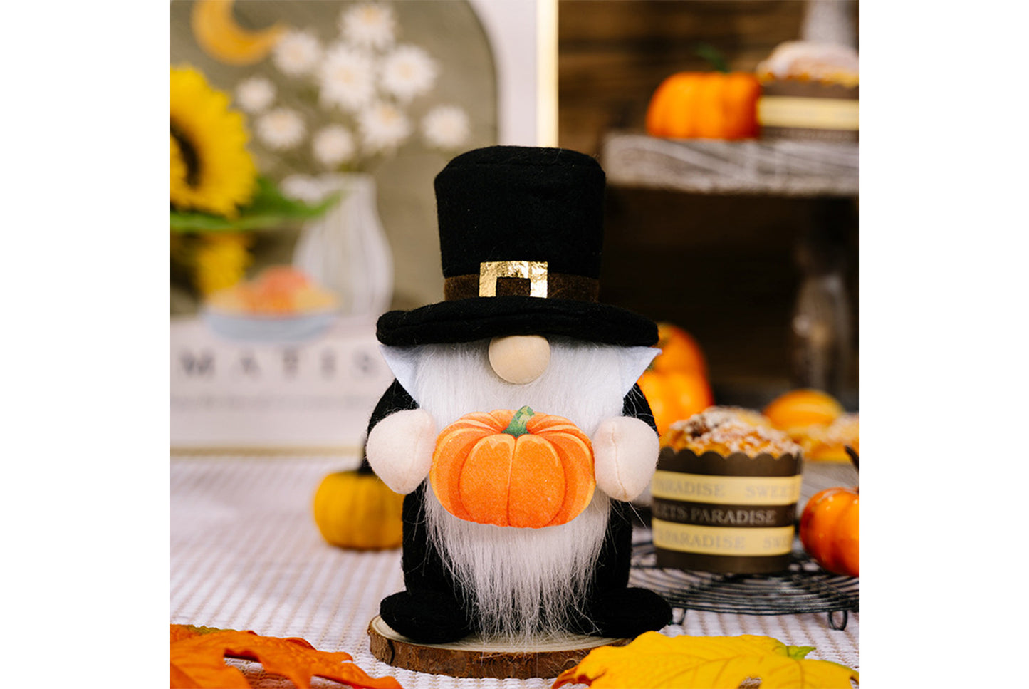 **Thanksgiving Chef Rudolph Doll | Pumpkin Gnome Doll**
