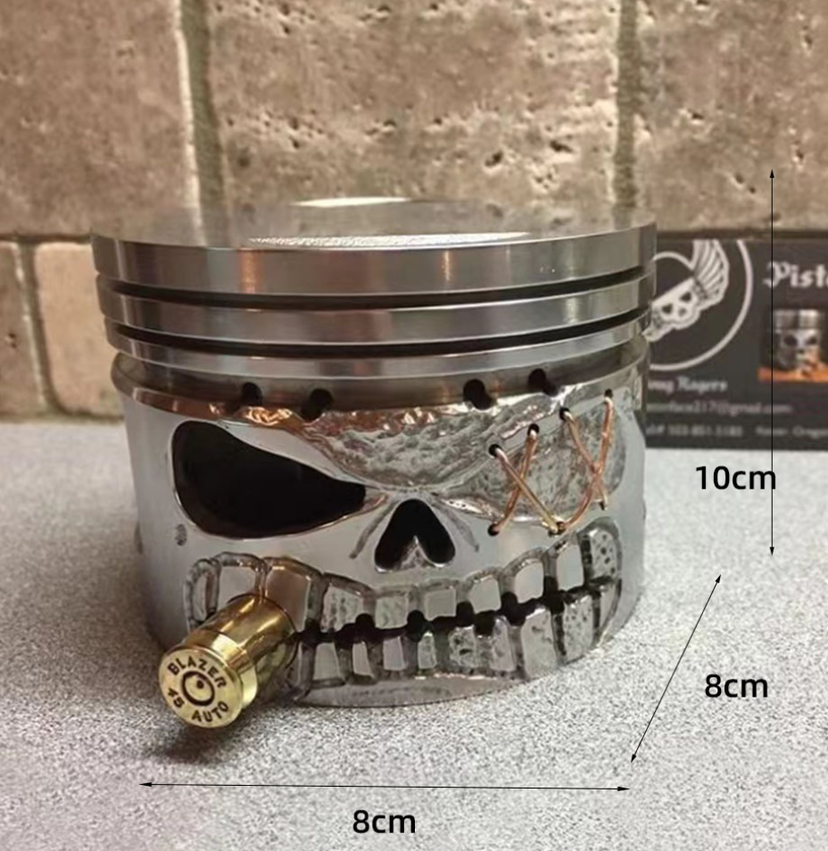 **Steampunk Skull Sculpture | Resin Gear Mechanical Ornament**