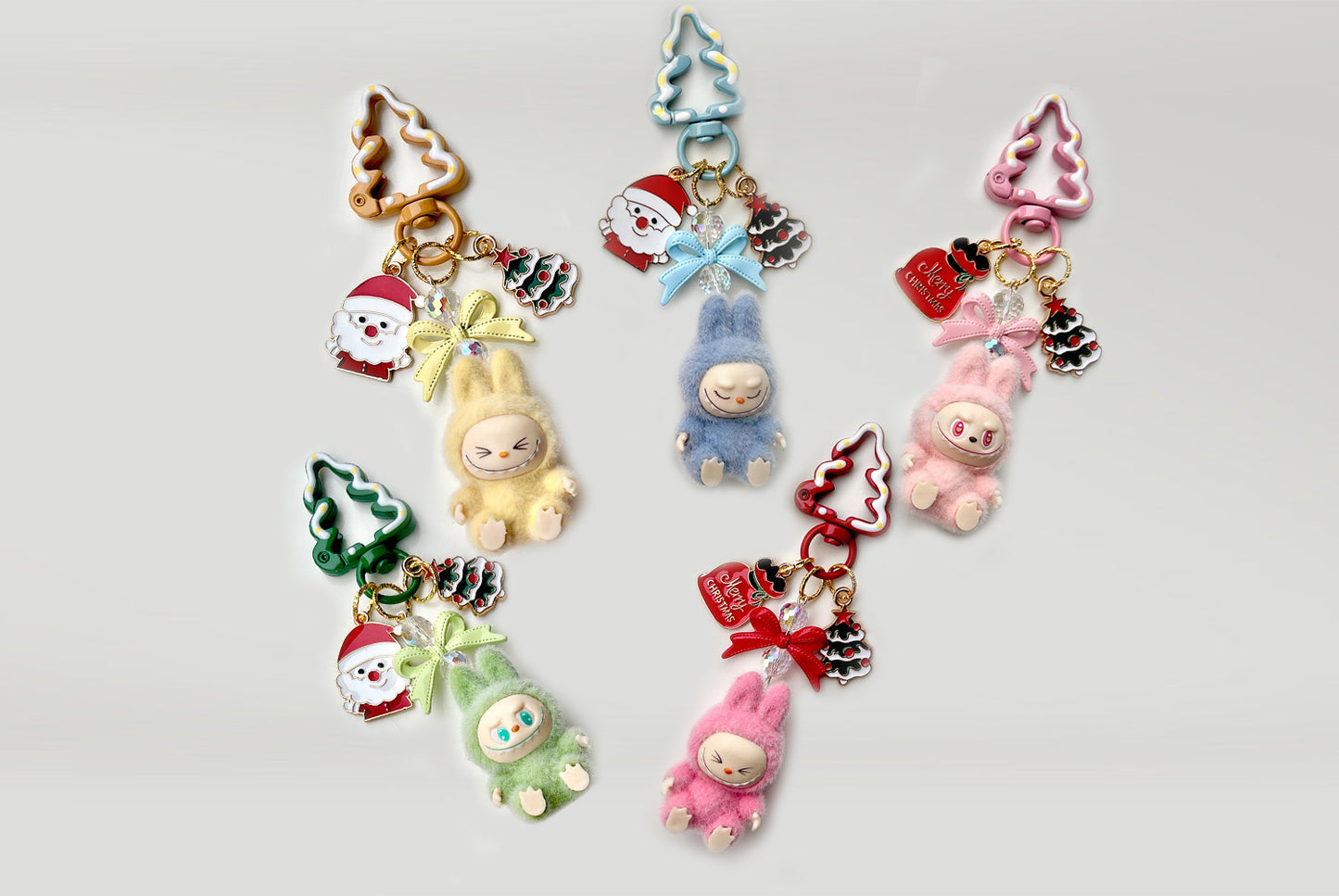 Flocked Mini Labu Keychain Pendant