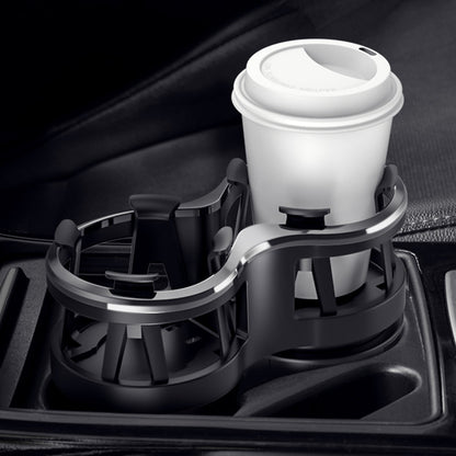 Car double-hole adjustable cup holder