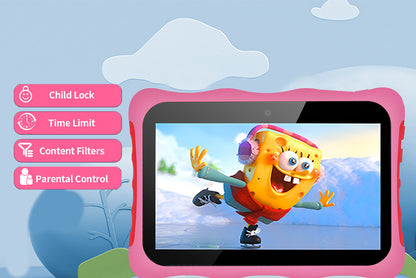 7-inch Kids Tablet with 1+16GB RAM, Two Colors Available