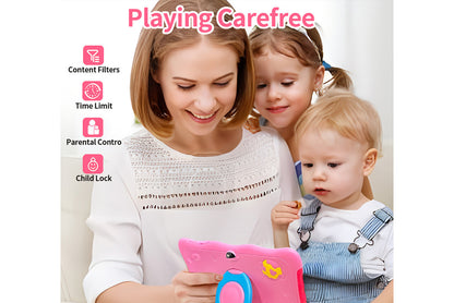 7-inch Kids Tablet with 1+16GB RAM, Two Colors Available