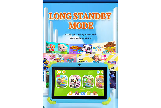 7-inch Kids Tablet with Android 7.1, Available in Three Colors