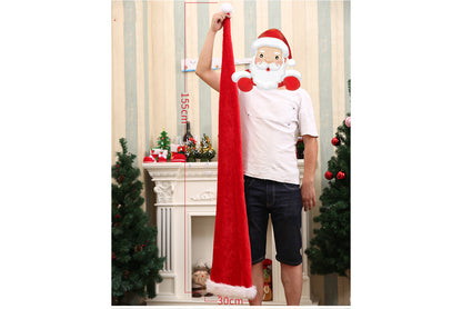 **Extra Long Plush Christmas Hat (Adult/Children's Size)**