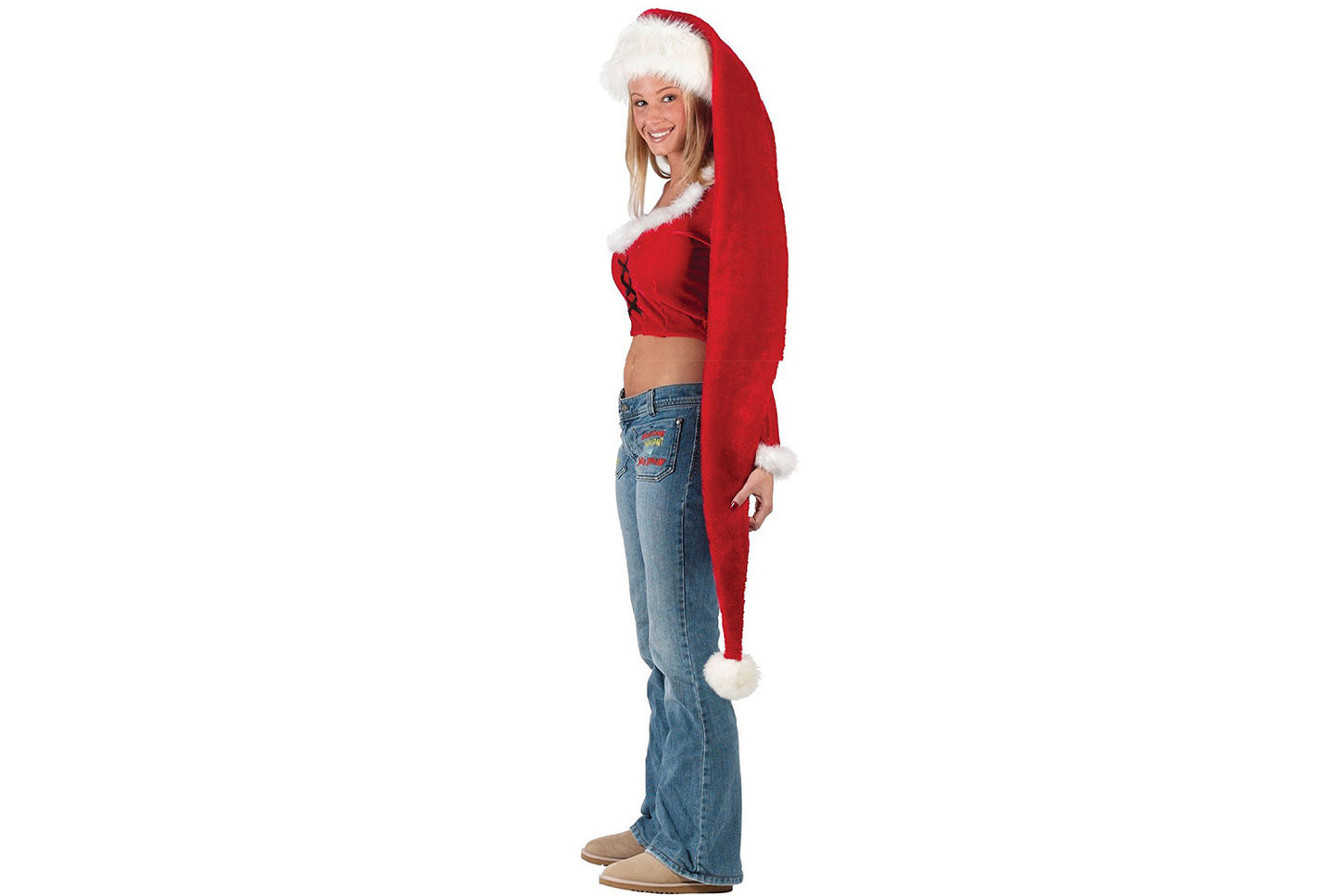 **Extra Long Plush Christmas Hat (Adult/Children's Size)**