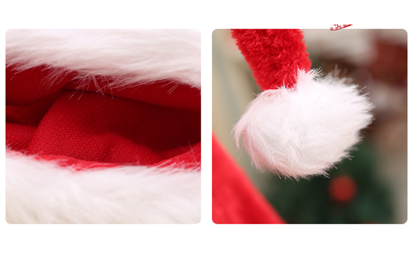 **Extra Long Plush Christmas Hat (Adult/Children's Size)**