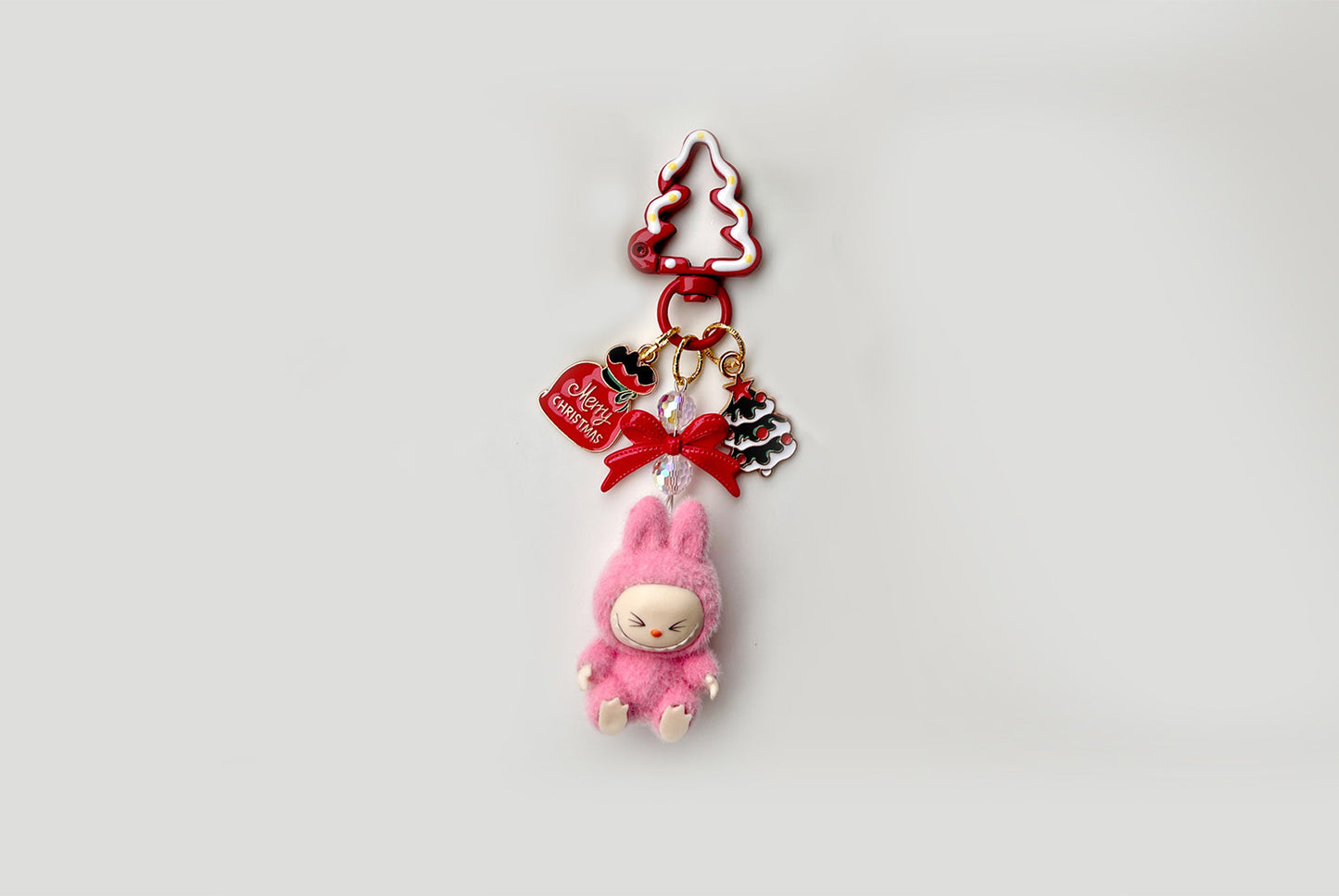 Flocked Mini Labu Keychain Pendant