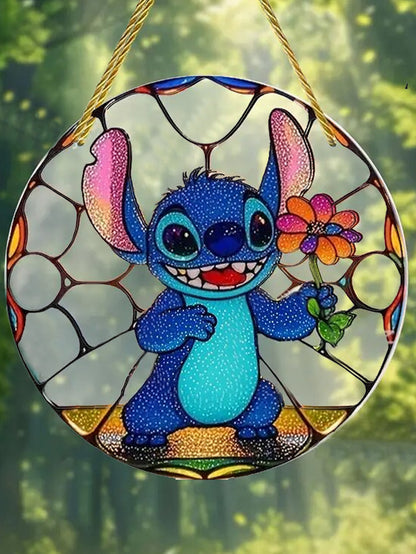 Acrylic Easter Bunny Egg Pendant