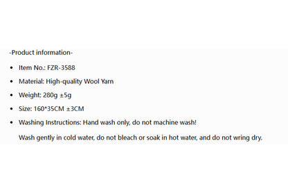 **Christmas Thick Knitted Scarf (Autumn/Winter Warmth Essential)**