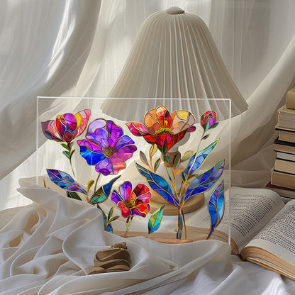 3D flower acrylic display stand