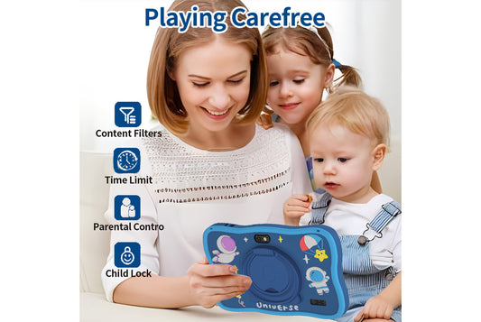 7-inch drop-resistant children's tablet for learning and entertainment
