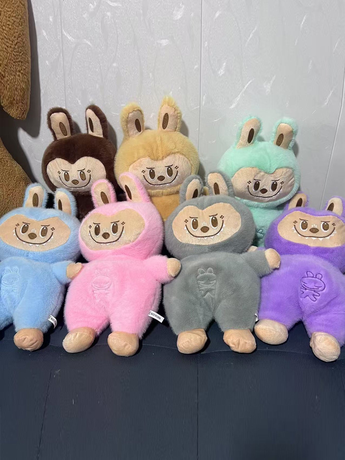 Breathing Labubu Plush Doll