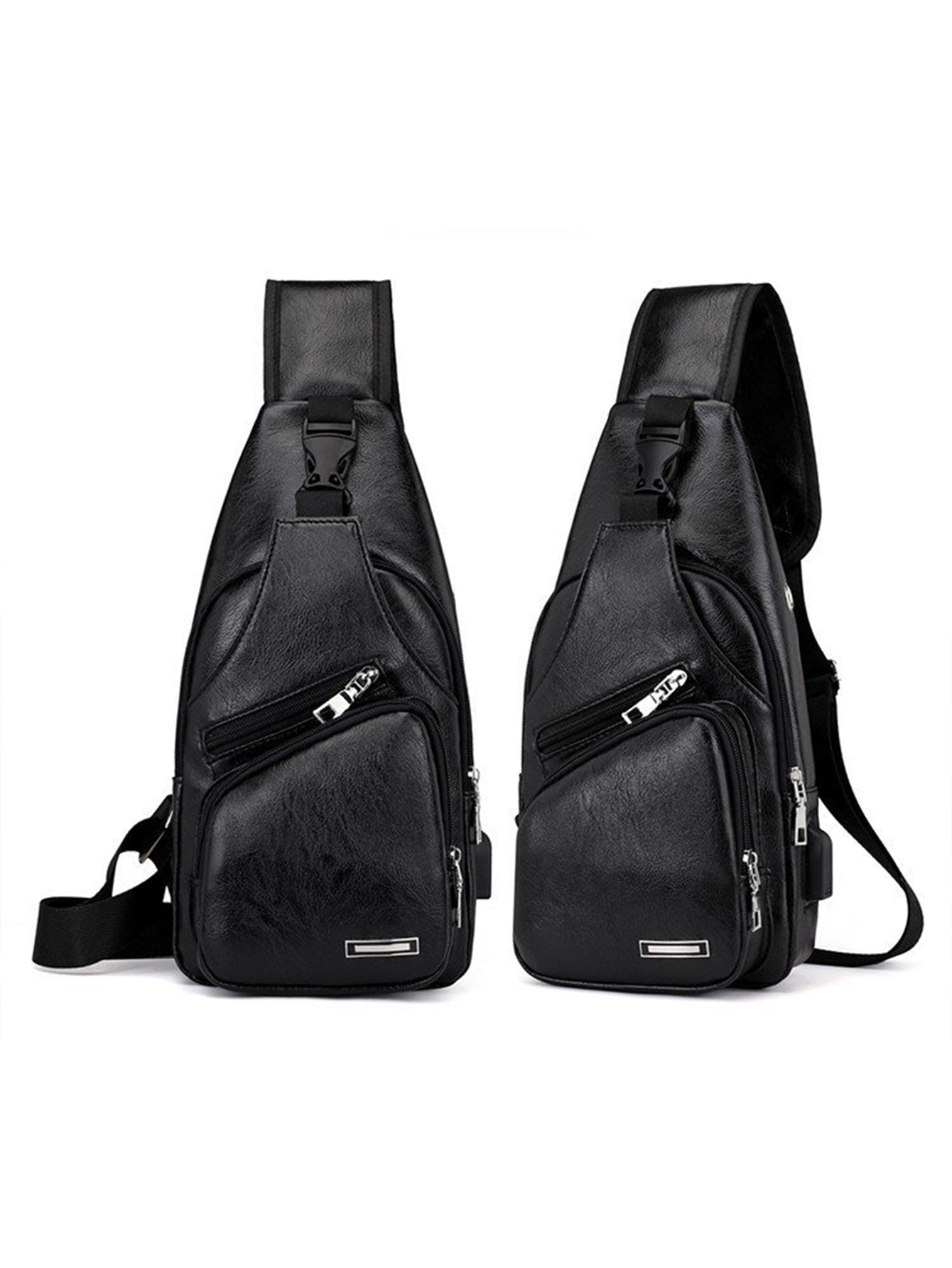 USB Charging Multifunctional Leisure Chest Bag