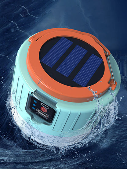 Outdoor LED solar charging remote control tent light