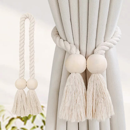 Log Magnetic Buckle Tassel Tie Cord