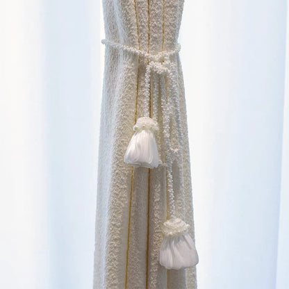 rice bead gauze curtain tie