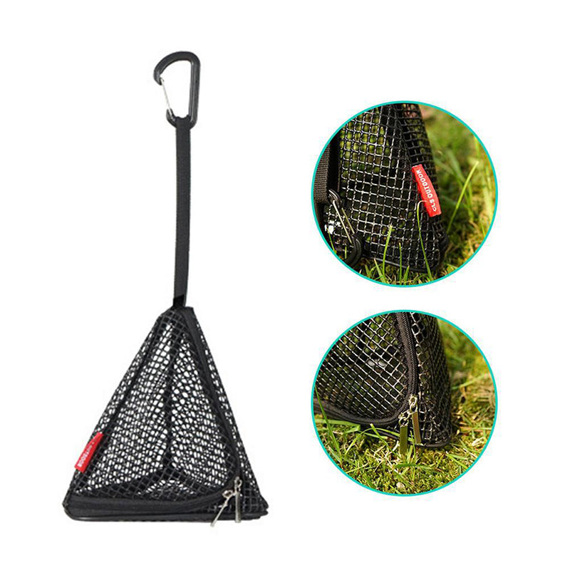 Foldable hanging storage net