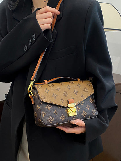 Floral Print Shoulder Bag - Versatile Crossbody Tote with Premium Finish - 3 Colours
