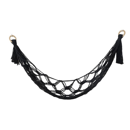 Hand-woven toy net bag